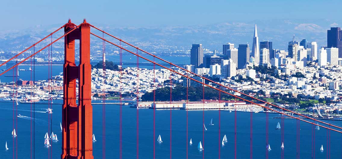 Most Golde Gate Bridge v San Francisku