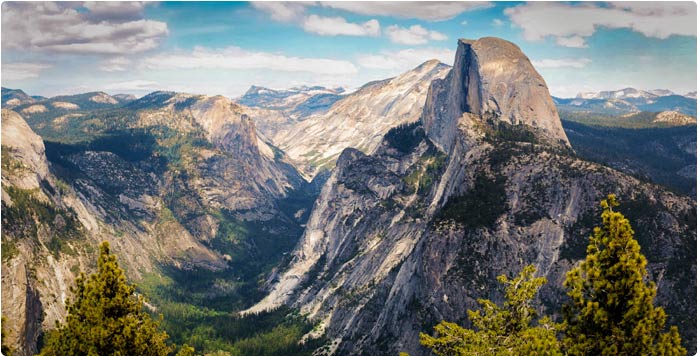 Glacier Point - Yosemity národní park