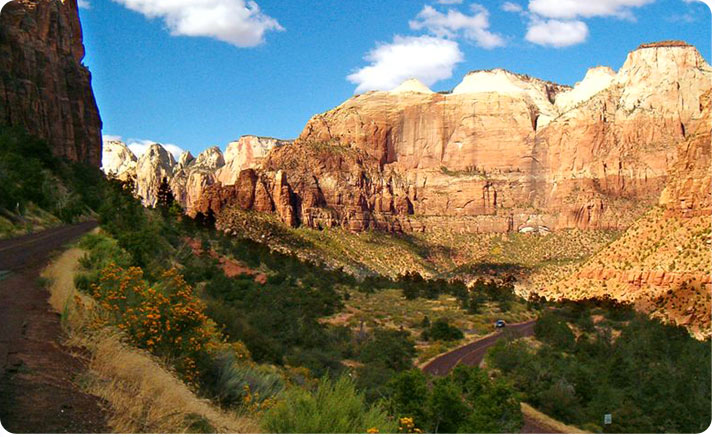 Zion národní park USA