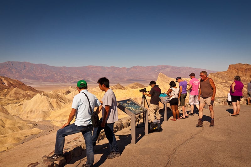 Zabriskie Point v Údolí smrti