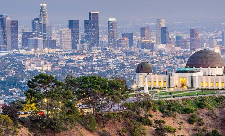 Griffith Park Observatory v Los Angeles