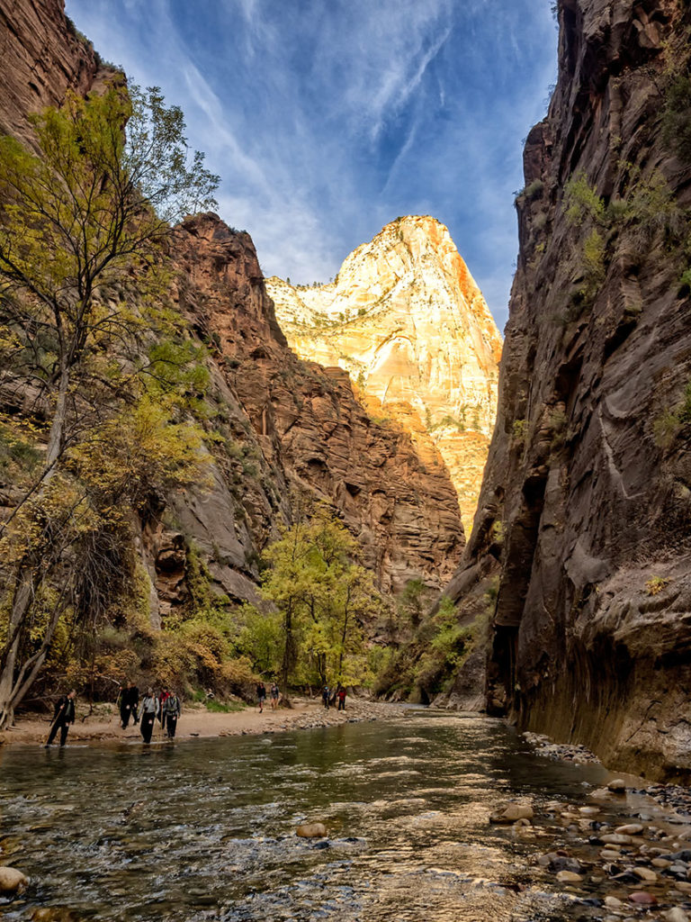 Vstup do Zion Narrows